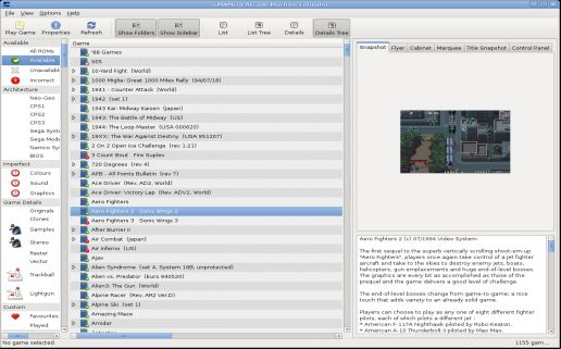 GMAMEUI emulator